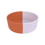 Silicone eet kom - Happy Rascals, Heart lavender
