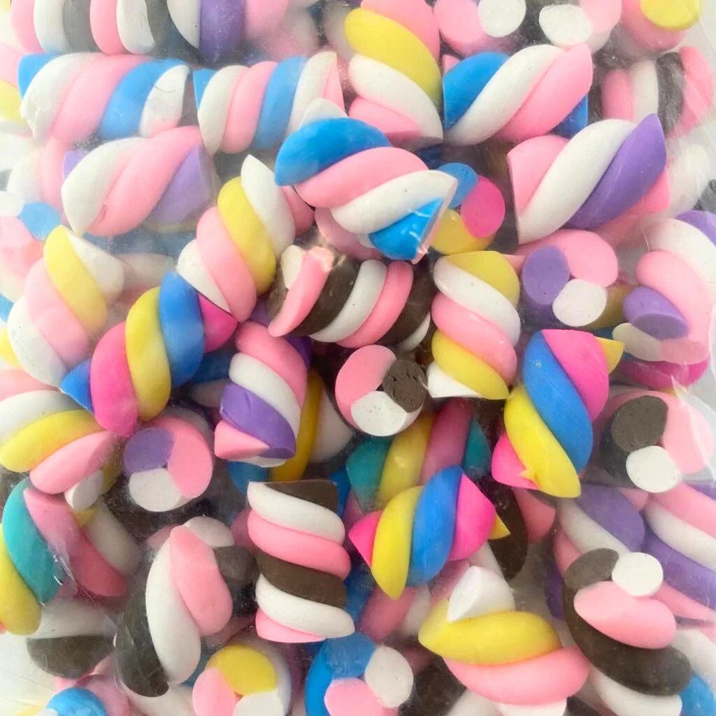 DIY Kawaii Cabochons Mini Marshmallows - Zakje 5 Stuks - Afbeelding 3