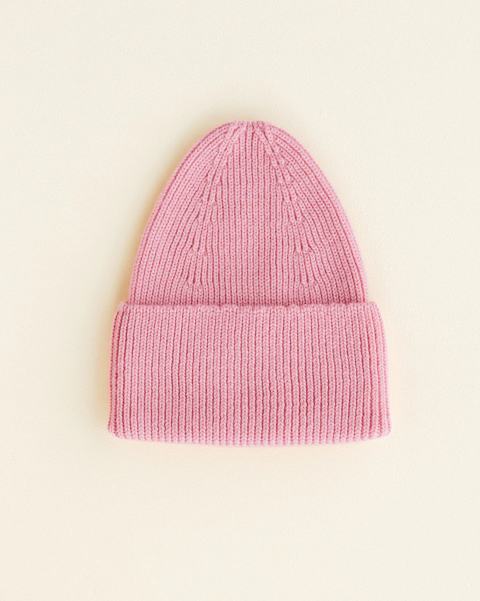 Hvid Beanie Fonzie Kids Cotton Candy