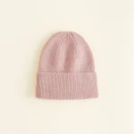 Hvid Beanie Fonzie Newborn Powder