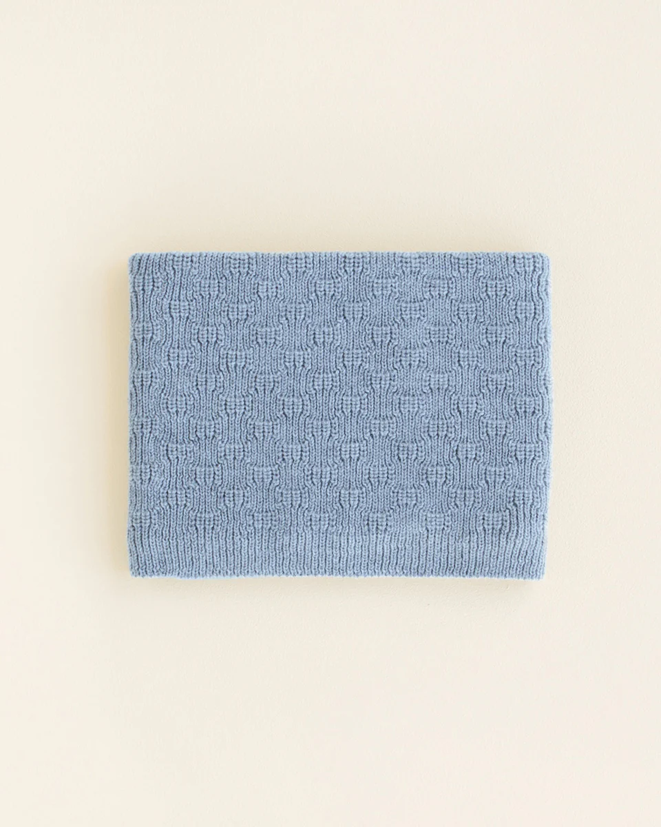 Hvid Gigi tube Sjaal Light Blue