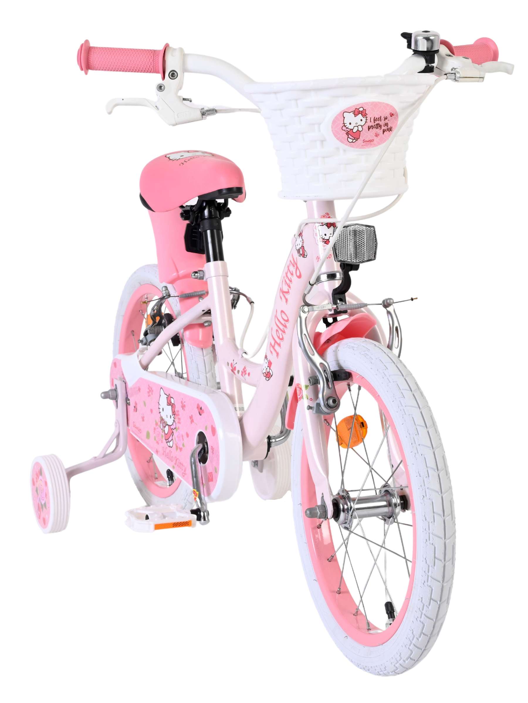 Hello Kitty Kinderfiets – Meisjes – 16 inch – Roze – Twee Handremmen - Afbeelding 6