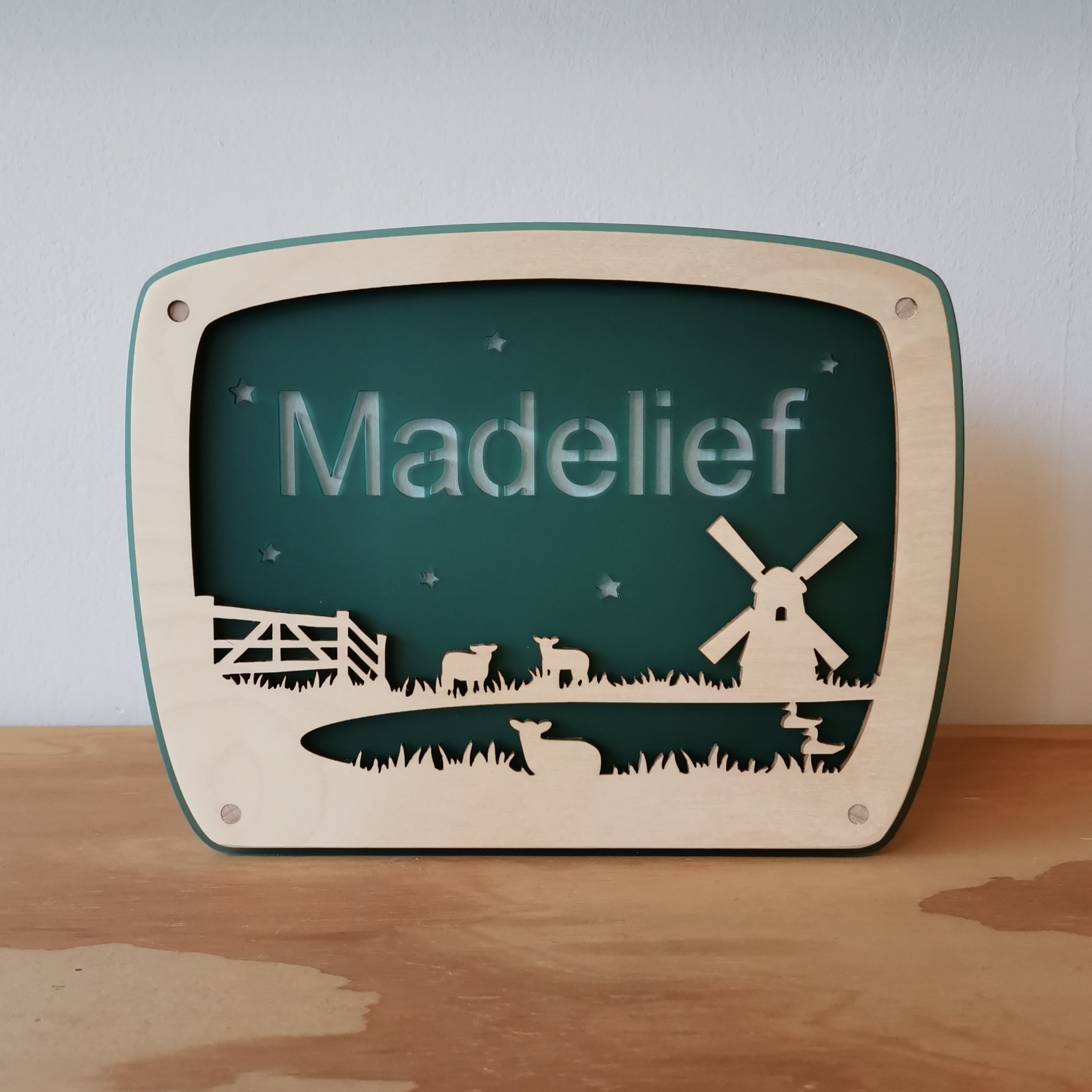 Naamlamp Polderlandschap